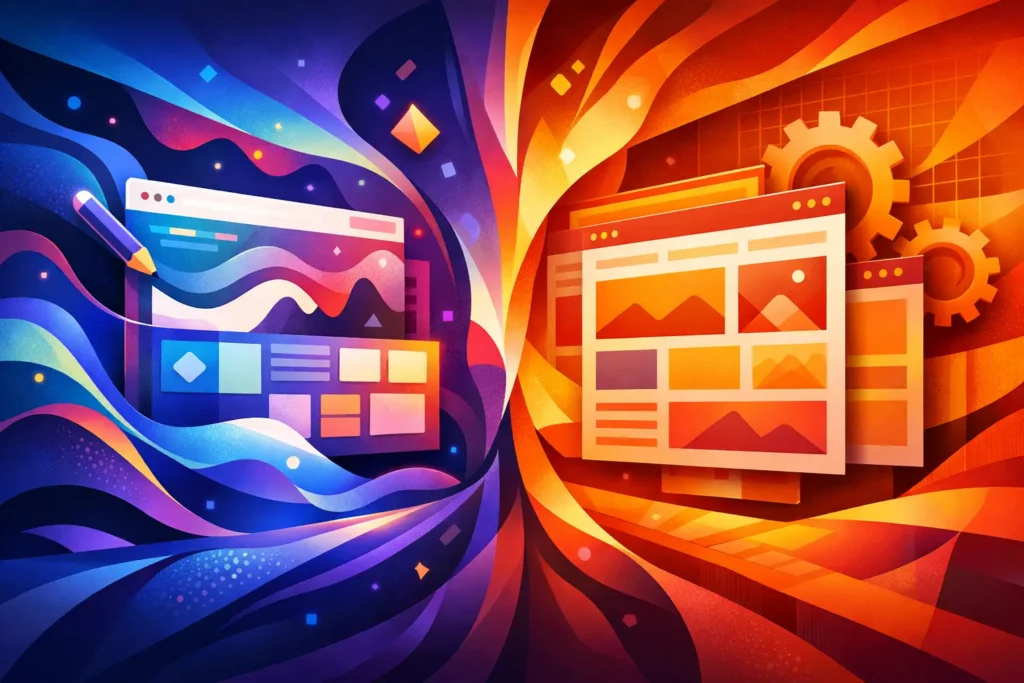 Custom Website vs Template Website