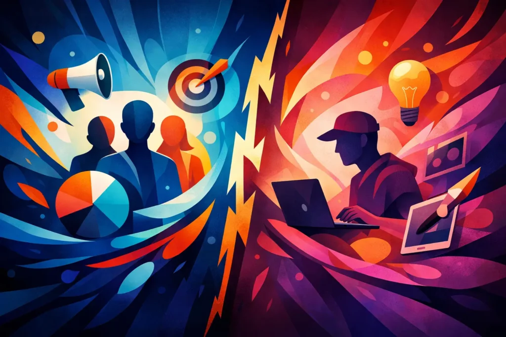 Managed Marketing vs Hiring Freelancers
